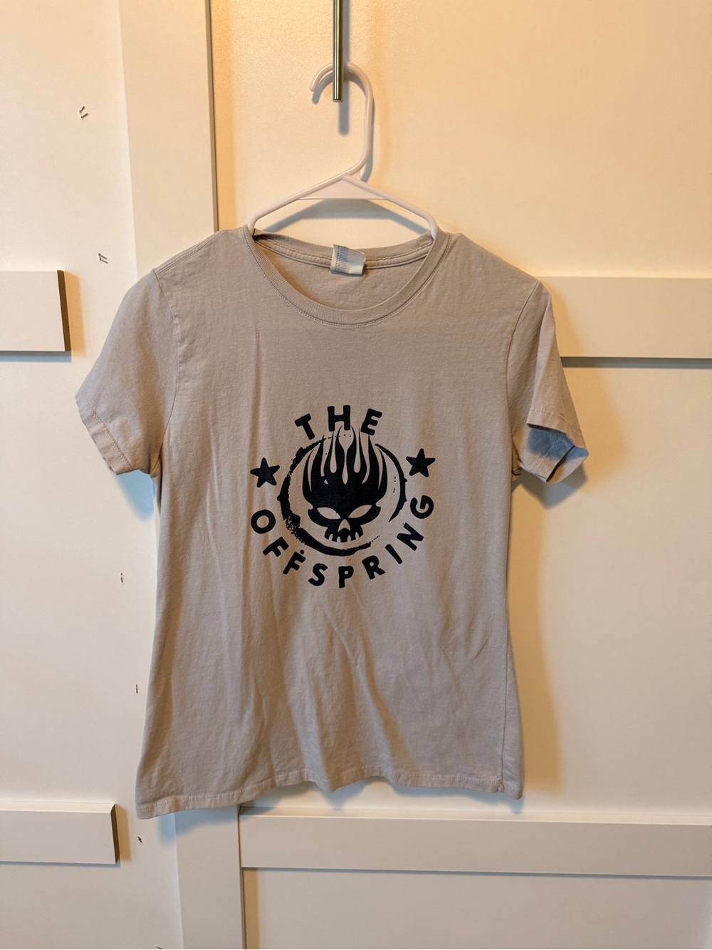 The Offspring Graphic Tee - Light Gray Women’s Short Sleeve Shirt